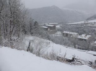 La nevada acumula de 5 a 10 centímetres al Ripollès