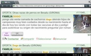 Sanció de 4.900 euros per a un gironí que criava i venia gossos il·legalment 