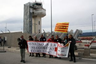 Treballadors d'Aena denuncien una manca de seguretat a l'Aeroport de Girona