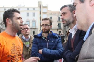 Escridassada al conseller Santi Vila per l'allargament de la C-32