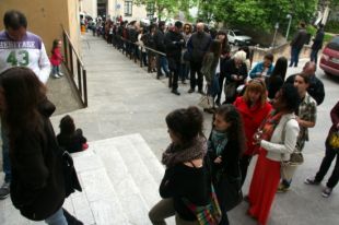 Resposta massiva dels gironins per participar al càsting de 'Nueve apellidos vascos'