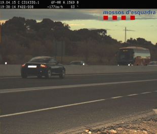 Dos detinguts per saltar-se un control a l'AP-7 a la Jonquera
