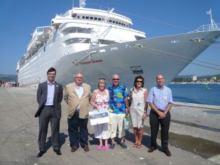 Arriba el passatger 100.000 al port de Palamós després de deu anys