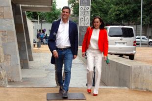 Pedro Sánchez es compromet a Girona a iniciar la reforma constitucional el 2015