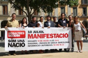 Òmnium Gironès diu que la polèmica sobre la capçalera de la manifestació no restarà participació 
