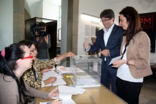 Els candidats a l'alcaldia de Girona fan una crida a la participació