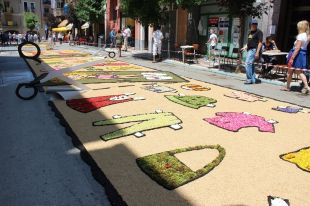 13 treballs s'han presentat al Concurs de Catifes d'Arbúcies d'enguany