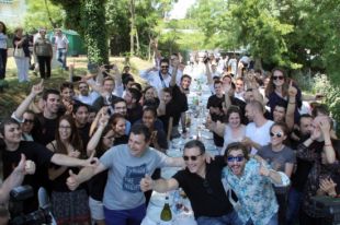 Festa majúscula per rebre els germans Roca a casa 