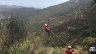Evacuat en helicòpter un home de 66 anys que va patir una insolació a Sant Pere de Rodes 