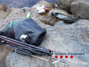 Dos denunciats per practicar pesca subaquàtica dins de la reserva marina de les Illes Medes
