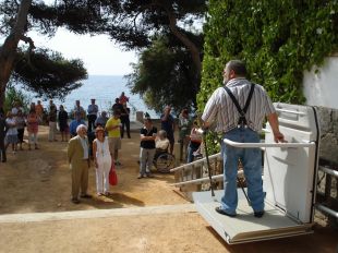 El Camí de Ronda de S'Agaró es fa accessible per a persones amb mobilitat reduïda