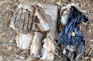 Un gos troba un quilo de haixix enterrat en un camí de Llagostera