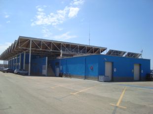 Finalitzen les obres d'adequació de l'entorn de la llotja del port de Blanes