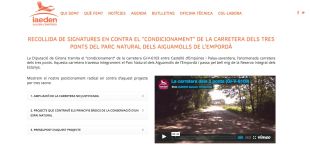 Iaeden recull signatures contra l'ampliació d'una carretera que creua els Aiguamolls de l'Empordà