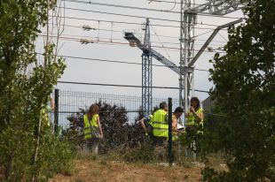 Mor electrocutat un treballador que feia tasques de manteniment a les vies a Girona