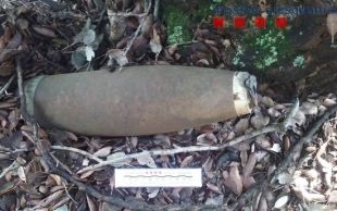 Localitzen un projectil d'artilleria prop de la base militar de Sant Climent Sescebes
