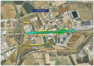 Les obres de desdoblament de la C-260 a Vilatenim finalitzaran el maig del 2017