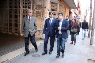 Puigdemont promet redoblar compromisos per afrontar les emergències socials de Salt