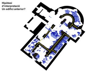 Els arqueòlegs troben murs robusts anteriors al monestir de Besalú però no localitzen l'absis