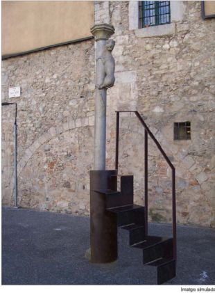 La nova escala per accedir al Cul de la Lleona tindrà un passamà