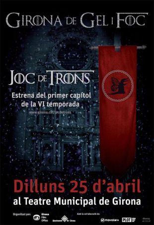 L'estrena de la sisena temporada de Joc de Trons, al Teatre Municipal de Girona