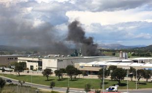 Es declara un incendi a l'empresa Trefinos de Palafrugell
