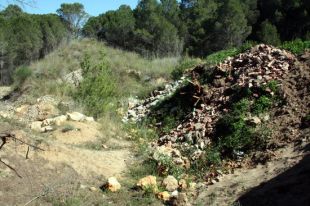 ERC de l'Escala denuncia abocaments il·legals prop del parc del Montgrí