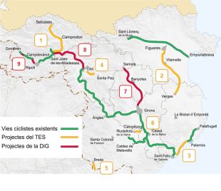 Les rutes per a bicicleta creixeran en 143 quilòmetres els propers 5 anys