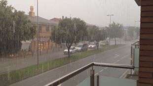 Una forta tempesta registra 27 litres en només mitja hora a Banyoles