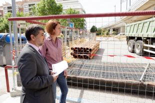 El carril bici per sota del viaducte del tren de Girona serà una realitat a finals d'any