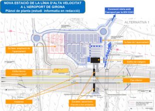 Foment dona llum verda al baixador del TAV a l'Aeroport de Girona