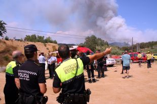Permeten el retorn a casa dels evacuats per l'incendi de Blanes