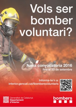 La Generalitat busca 350 nous bombers voluntaris