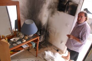 L'afectat per un llamp a Empuriabrava: 'Hem vist una bola de foc entrant a casa'