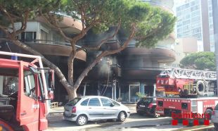 Crema un centre de submarinisme a Platja d'Aro sense causar ferits