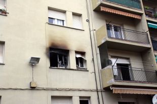 Una explosió en un pis d’estudiants de Girona causa un ferit lleu per inhalació de fum