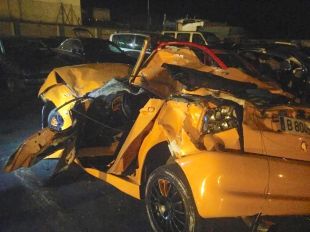 Un mort en sortir-se de la via un vehicle a la GI-555, a Sils