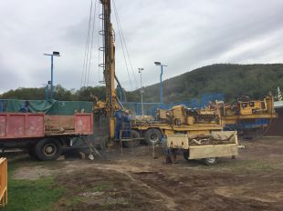 Comencen els treballs de construcció d'un pou a Santa Pau amb un cost de 82.000 euros