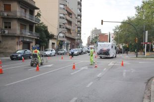 Comencen les obres de la nova rotonda de la plaça del Sol a Figueres que acabaran el maig del 2017