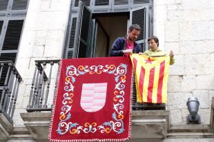 C's denuncia que l'Ajuntament de Girona va fer onejar l'estelada i retirar la bandera espanyola