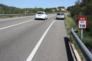 Un home mor presumptament atropellat a la carretera N-II a Girona 
