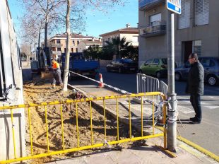 Palamós inicia la millora de 1.150 metres quadrats de voreres
