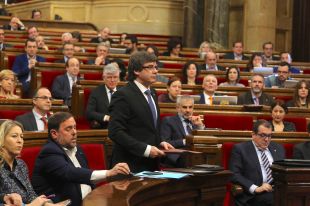Puigdemont: 'La democràcia espanyola ha emmalaltit'