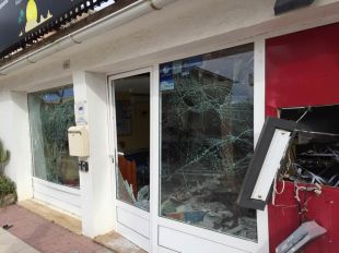 Detinguda la banda que va fer explotar un caixer automàtic a Pals
