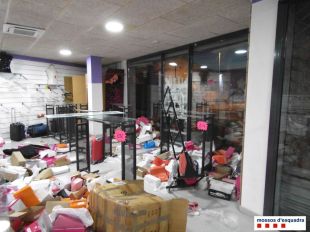 Detinguts tres lladres que van robar en cinc ocasions a dues botigues de productes falsificats de la Jonquera