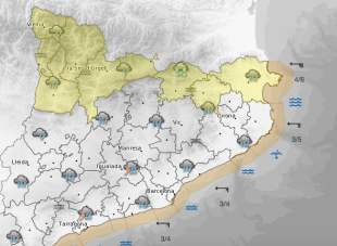 Protecció Civil activa l’Inuncat en fase d’alerta pel temporal marítim
