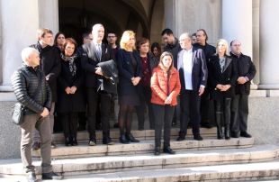 Minut de silenci a Figueres pels dos alpinistes morts als Alps francesos