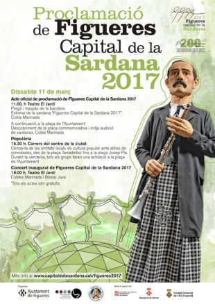 Figueres es proclamarà Capital de la Sardana