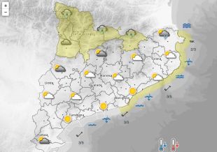 Possibles nevades al Ripollès aquest dissabte a partir dels 600 metres