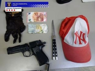 A presó un lladre que va atracar un estanc de Girona a punta de pistola